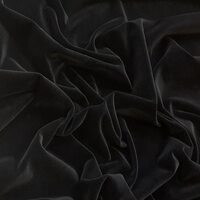 Вискозный черный бархат бти-008