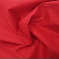 Красная хлопковая ткань с эластаном хс-005