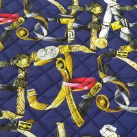 Курточная ткань с принтом Versace кт-093