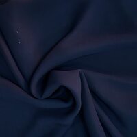 Темно-синий однотонный шифон шф-025