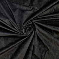 Микровельвет черного цвета ви-019